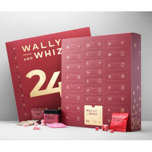 Julekalender Wally & Whiz vingummi 2022, Red + gratis smagsprÃ¸ver