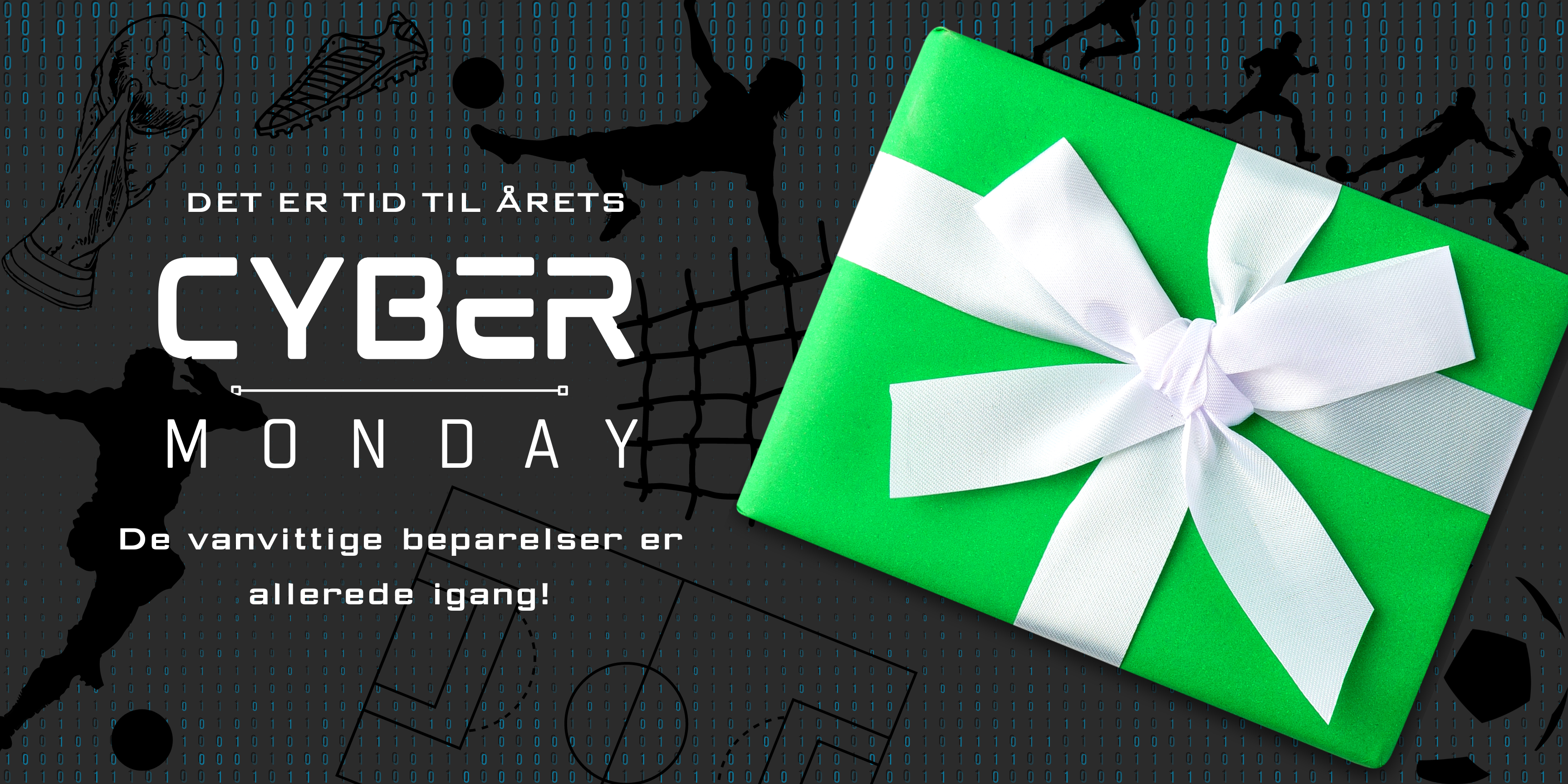 Julekalendergave Cyber Monday banner