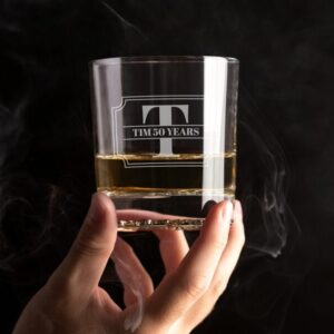 Personligt Spiegelau Whiskyglas med Gravering - Bogstav & Tekst