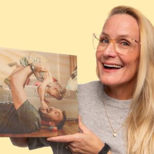 Personlig Fotoblok i Træ
