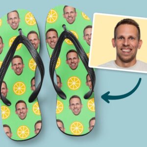 Personlige Flip-flops med Foto - Sommer