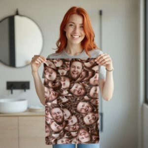 Håndklæde med Eget Foto - Multiface