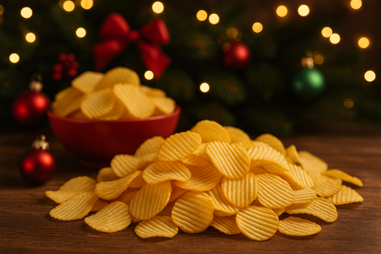 Chipskalender 2025 – juletema med lækre franske kartofler