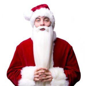 Langt Glat Julemandsskæg