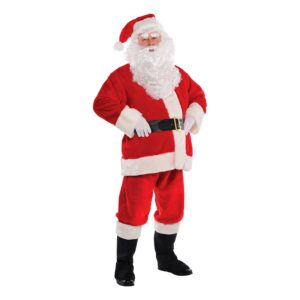 Traditionelt Julemandskostume Plys - Large/X-Large