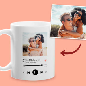 Personligt Krus med Foto & Sang