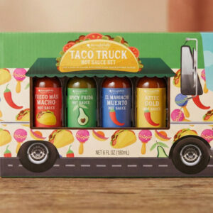 Gaveæske Taco Truck Hot Sauce Set - Thoughtfully