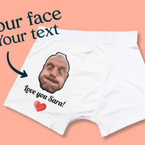 Boxershorts med Foto & Text
