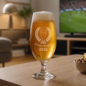 Spiegelau Ølglas med Gravering - Fodbold-VM