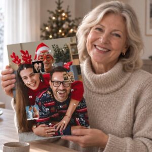 Personlig julekalender med 24 fotos