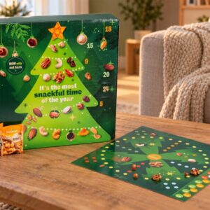 Seeberger julekalender med nødder & snacks